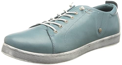 Andrea Conti Damen Sneaker, Petrol, 38 EU von Andrea Conti