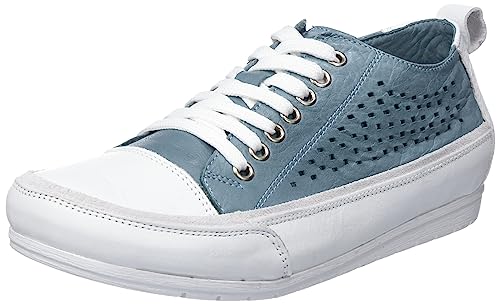 Andrea Conti Damen Sneaker, Petrol/weiß, 39 EU von Andrea Conti