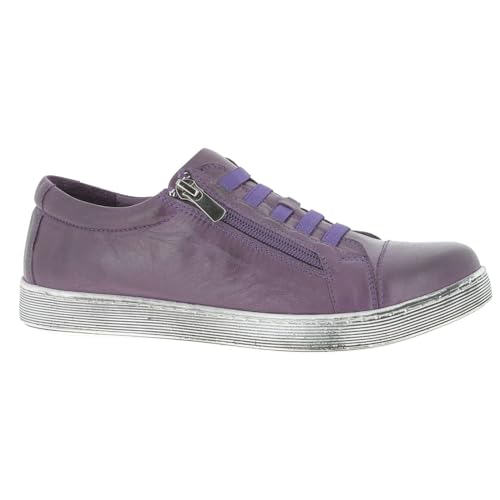 Andrea Conti Damen Sneaker, Pflaume, 37 EU von Andrea Conti