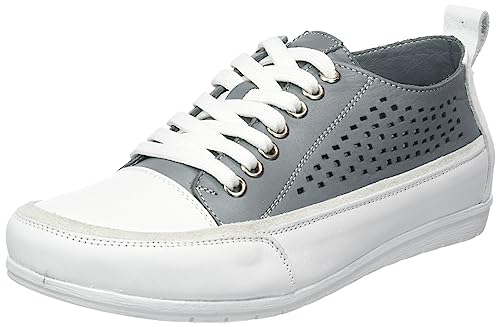 Andrea Conti Damen Sneaker, anthrazit/Weiss, 38 EU von Andrea Conti
