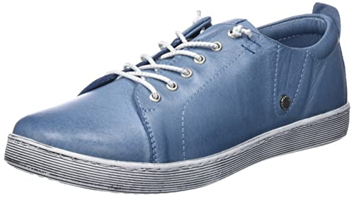 Andrea Conti Damen Sneaker, bleu, 36 EU von Andrea Conti