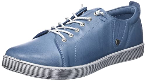 Andrea Conti Damen Sneaker, bleu, 38 EU von Andrea Conti