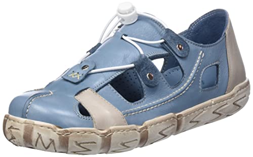 Andrea Conti Damen Sneaker, bleu/Silbergrau, 41 EU von Andrea Conti