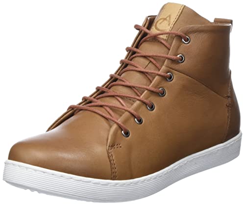 Andrea Conti Damen Sneaker, braun/Camel, 36 EU von Andrea Conti