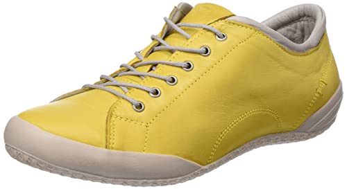 Andrea Conti Damen Low Top Sneaker, gelb/Silbergrau, 38 EU Andrea Conti Damen Low Top Sneaker, gelb/Silbergrau, 38 EU von Andrea Conti