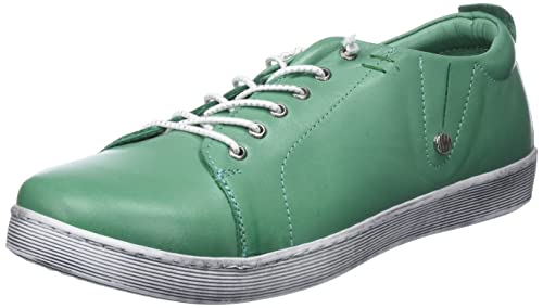 Andrea Conti Damen Sneaker, grün, 42 EU von Andrea Conti
