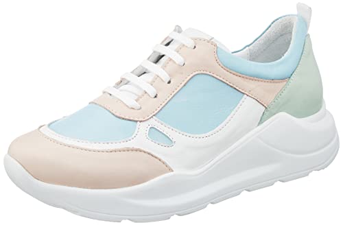 Andrea Conti Damen Sneaker, h.blau/pastellgrün/weiß/Rose, 36 EU von Andrea Conti