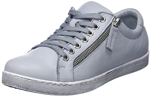 Andrea Conti Damen Sneaker, hellgrau, 38 EU von Andrea Conti