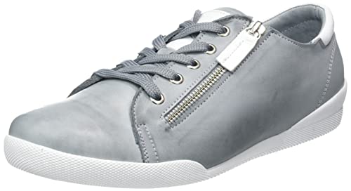 Andrea Conti Damen Sneaker, hellgrau/weiß, 40 EU von Andrea Conti