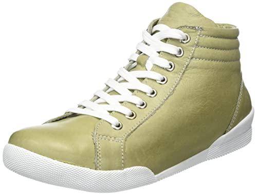 Andrea Conti Damen Sneaker, kaki, 36 EU von Andrea Conti