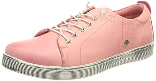 Andrea Conti Damen Sneaker, rosa, 36 EU von Andrea Conti