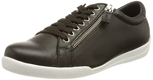 Andrea Conti Damen Sneaker, schwarz, 37 EU von Andrea Conti