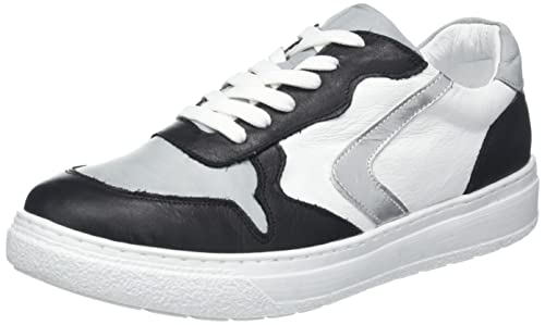 Andrea Conti Damen Sneaker, schwarz/h.grau/weiß/Silber, 38 EU von Andrea Conti