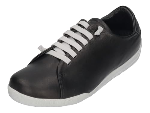 Andrea Conti Damen Sneaker, schwarz/weiß, 39 EU von Andrea Conti