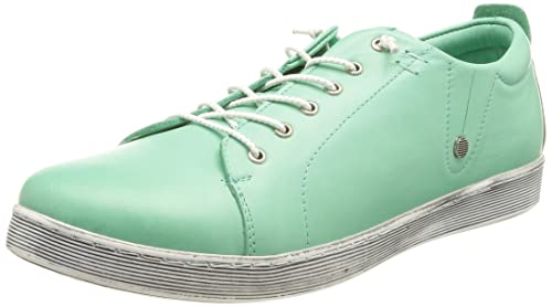 Andrea Conti Damen Sneaker, smaragd, 42 EU von Andrea Conti