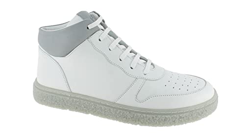 Andrea Conti Damen Sneaker, weiß/grau, 36 EU von Andrea Conti