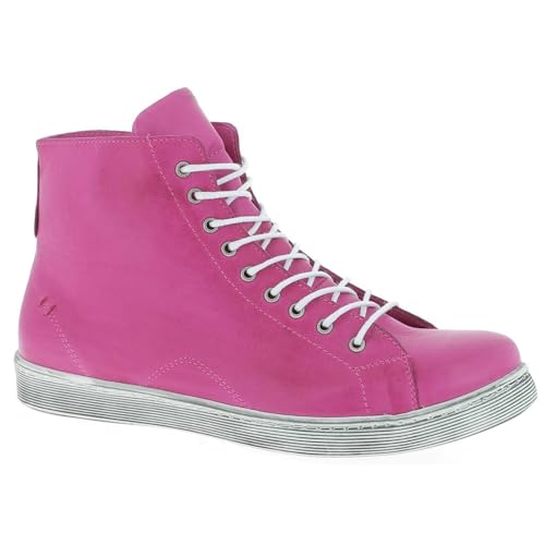 Andrea Conti Damen Sneaker High Top Schnürboots 0341500, Größe:38 EU, Farbe:Pink von Andrea Conti