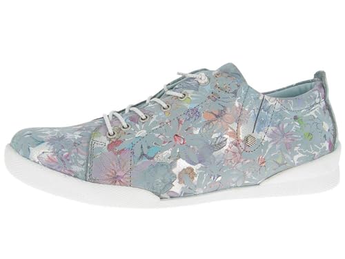 Andrea Conti Damen Sneaker Leder florales Muster Schnürung 0349034, Größe:37 EU, Farbe:Blau Andrea Conti Damen Sneaker Leder florales Muster Schnürung 0349034, Größe:37 EU, Farbe:Blau von Andrea Conti