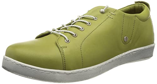 Andrea Conti 0347891 Damen Halbschuhe Sneaker Schnürschuhe, Größe:39 EU, Farbe:Grün von Andrea Conti