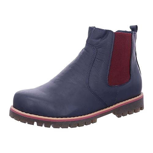 Andrea Conti Damen Stiefelette, d.blau/Burgund/Kombi, 39 EU von Andrea Conti