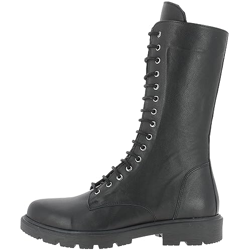 Andrea Conti Damen Stiefelette Schnürstiefel Moderne Farben lässig Trend 0022823, Größe:41 EU, Farbe:Schwarz von Andrea Conti