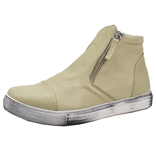 Andrea Conti Damen Stiefeletten Boots Leder 0346920, Größe:37 EU, Farbe:Grün von Andrea Conti