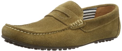 Andrea Conti Herren 0297406 Mokassin, Beige (Camel 089), 43 von Andrea Conti