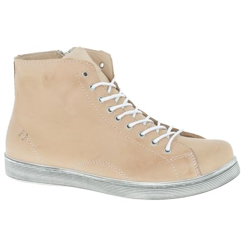 Andrea Conti Schnür-Boots 0341500 High-Top Sneaker Schnürstiefelette, Größe:42 EU, Farbe:Orange von Andrea Conti