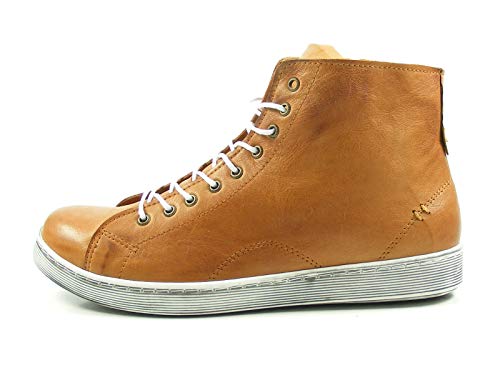 Andrea Conti Damen Schnürer Sneaker, Braun, 41 EU von Andrea Conti