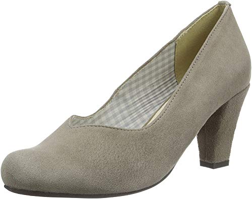 Hirschkogel Damen 3000507 Pumps, Grau (Taupe 066), 39 EU von Andrea Conti