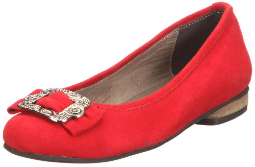 Hirschkogel Damen Da-Ballerina Geschlossene Ballerinas, Rot (rot 021), 38 EU von Andrea Conti