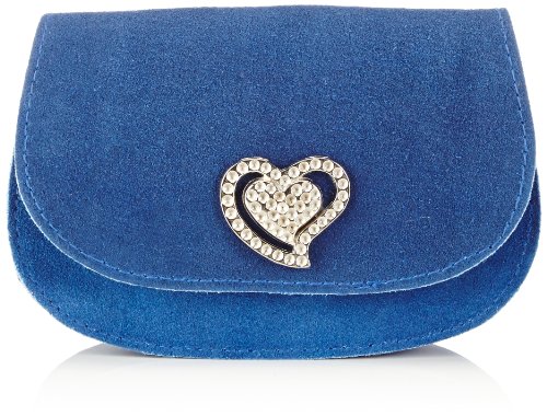 Hirschkogel by Andrea Conti 0217402014 0217402014 Damen Clutches 14x10x4 cm (B x H x T), Blau (Kobalt 014) von Andrea Conti