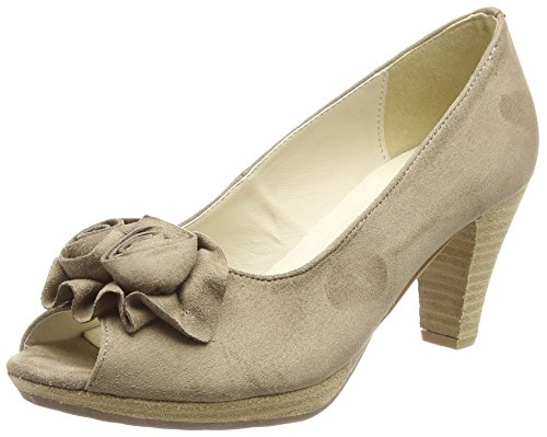 Hirschkogel Damen 0733109 Pumps, Beige (Taupe 066) von Andrea Conti