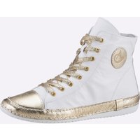 Witt Weiden Damen Sneaker weiß-goldfarben von Andrea Conti