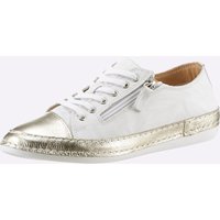 Witt Weiden Damen Sneaker weiß-goldfarben von Andrea Conti