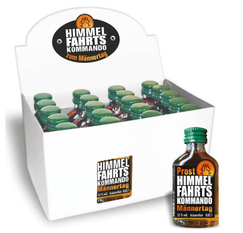 Andrea Geschenkewelt Pflege-Geschenkbox 20er Box Display Himmelfahrtskommando als Vatertagsgeschenk Männertagsgeschenk, Geschenke für Männer zum Vatertag Männertag von Andrea Geschenkewelt