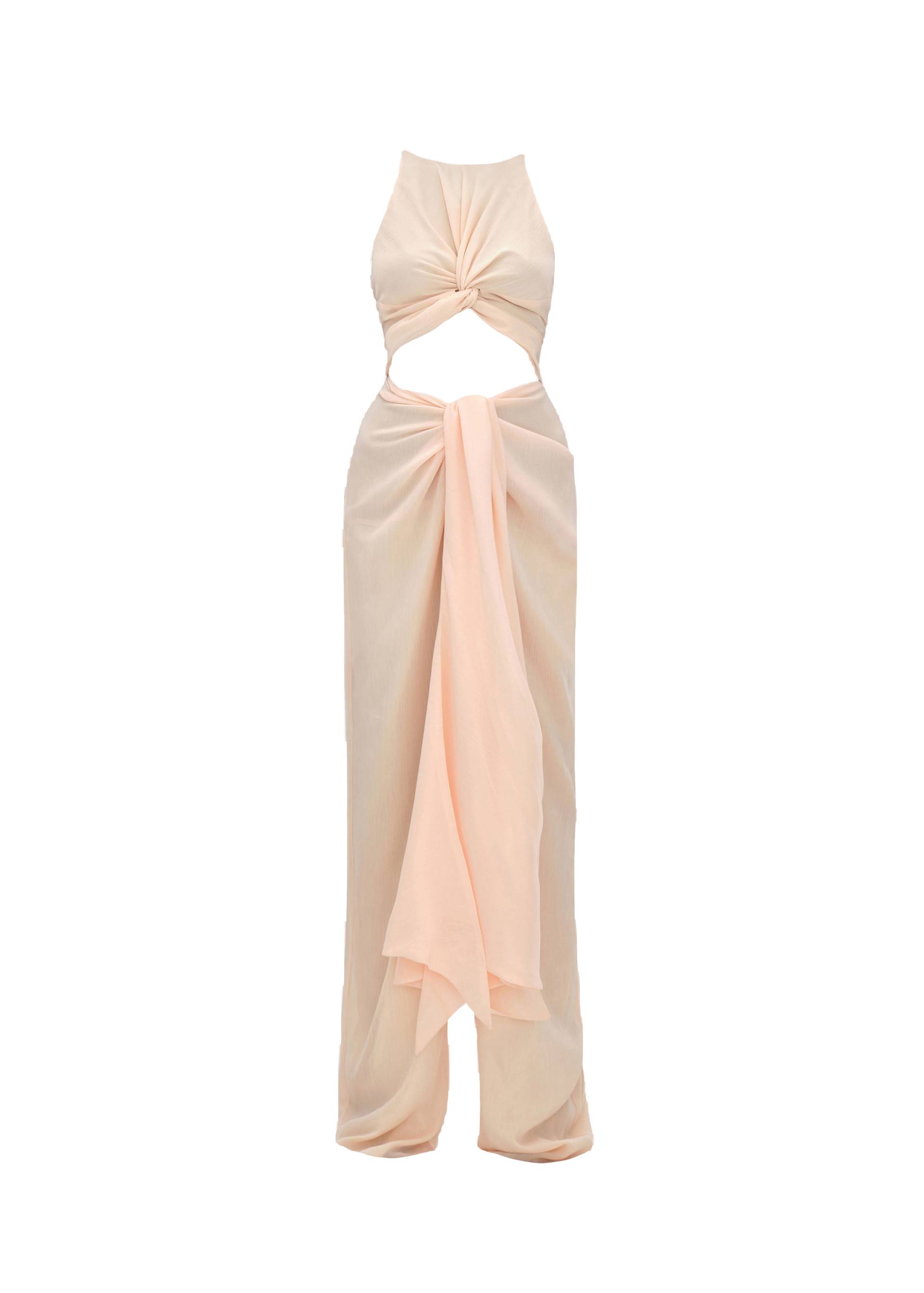 AMINATA CHAMPAGNE JUMPSUIT von Andrea Iyamah