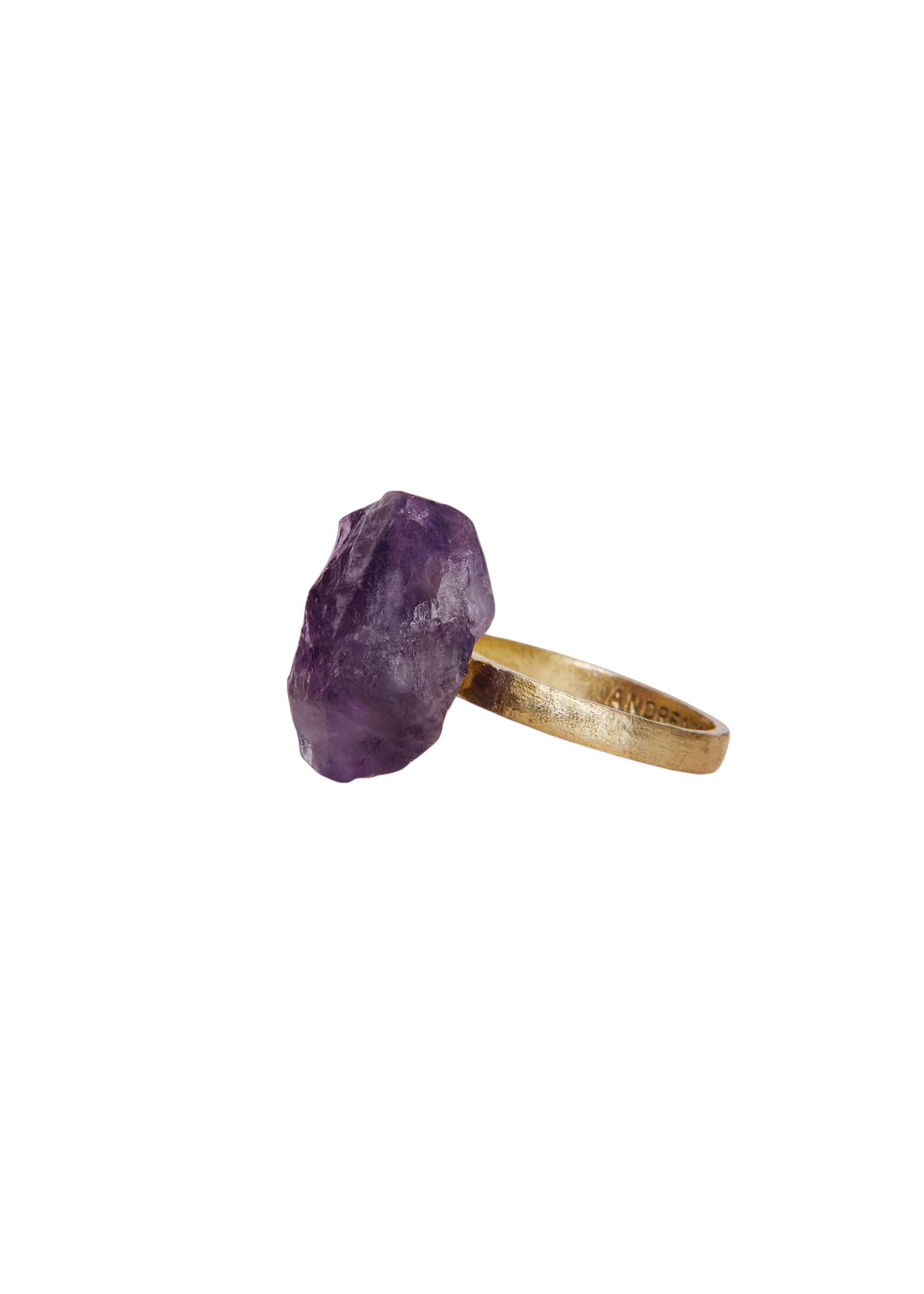 KARR AMETHYST GEMSTONE RING von Andrea Iyamah