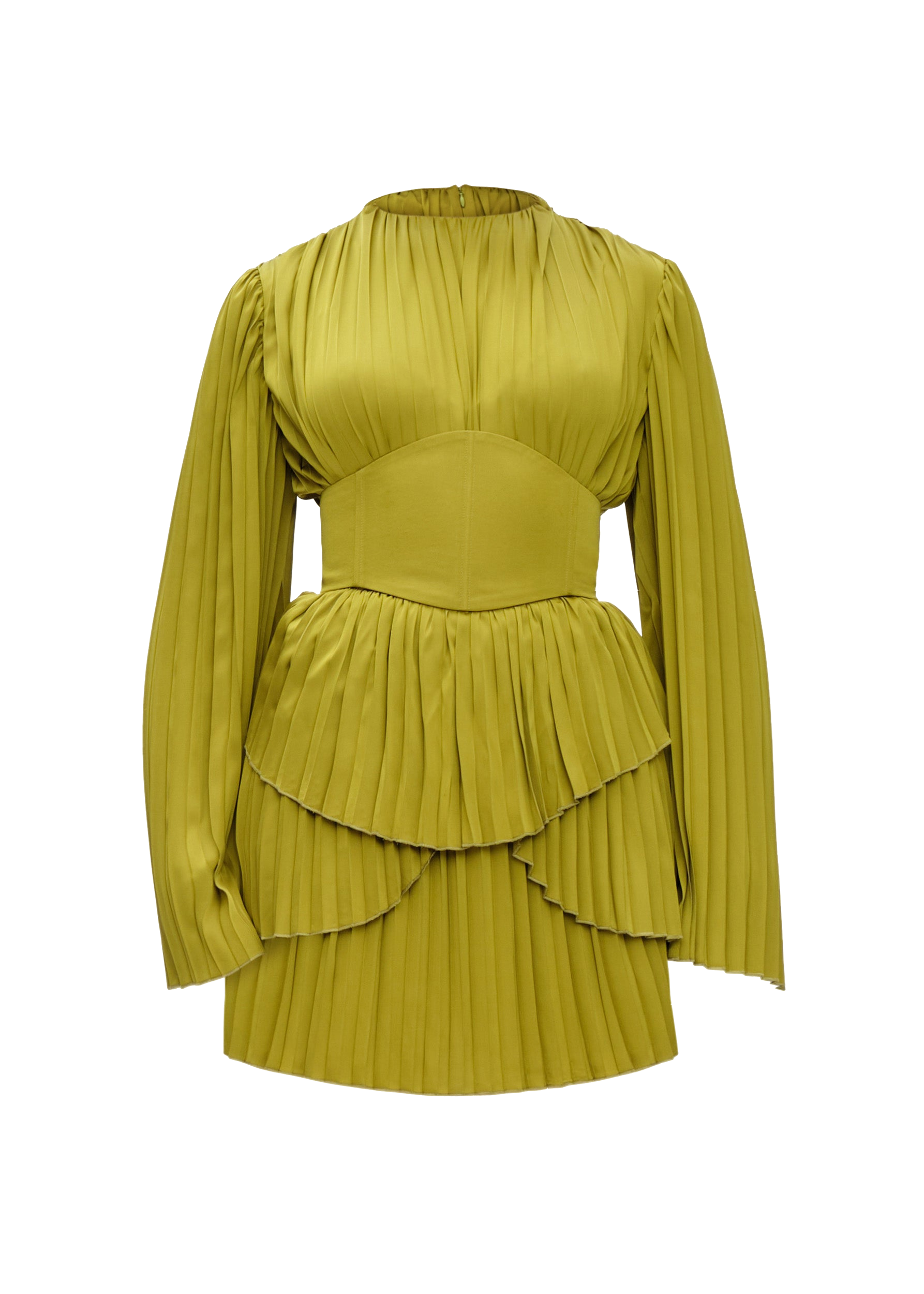 LENTI PLEATED MINI DRESS - LIME - XS - Andrea Iyamah - Mini dresses LENTI PLEATED MINI DRESS - LIME - XS - Andrea Iyamah - Mini dresses von Andrea Iyamah