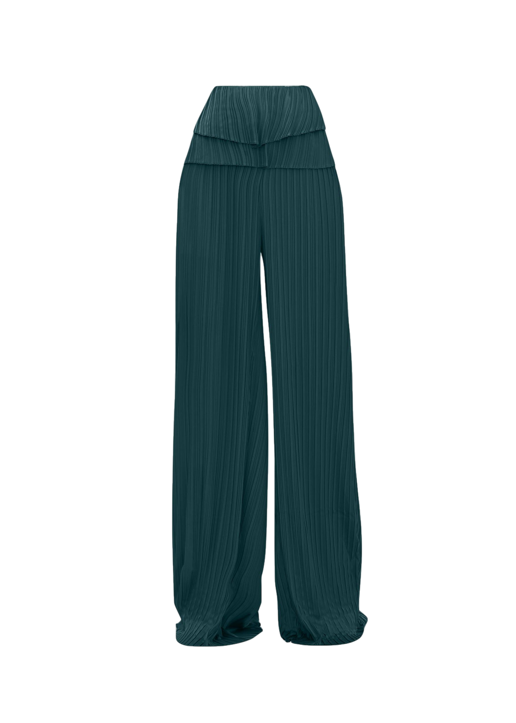 LINEA GREEN PLEATED PANTS von Andrea Iyamah