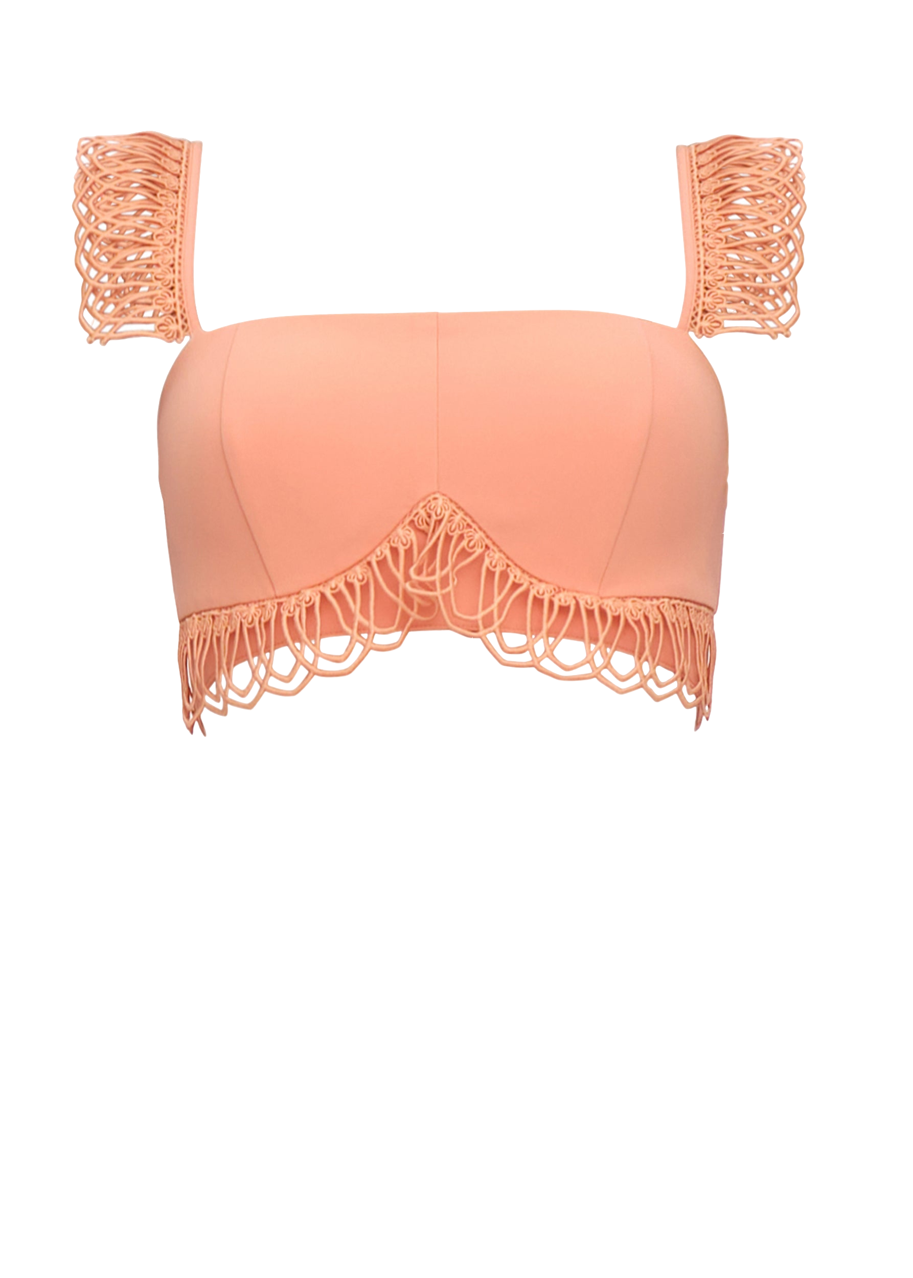 RIZO CROP TOP - POWDER PEACH - XS - Andrea Iyamah - Crop tops von Andrea Iyamah
