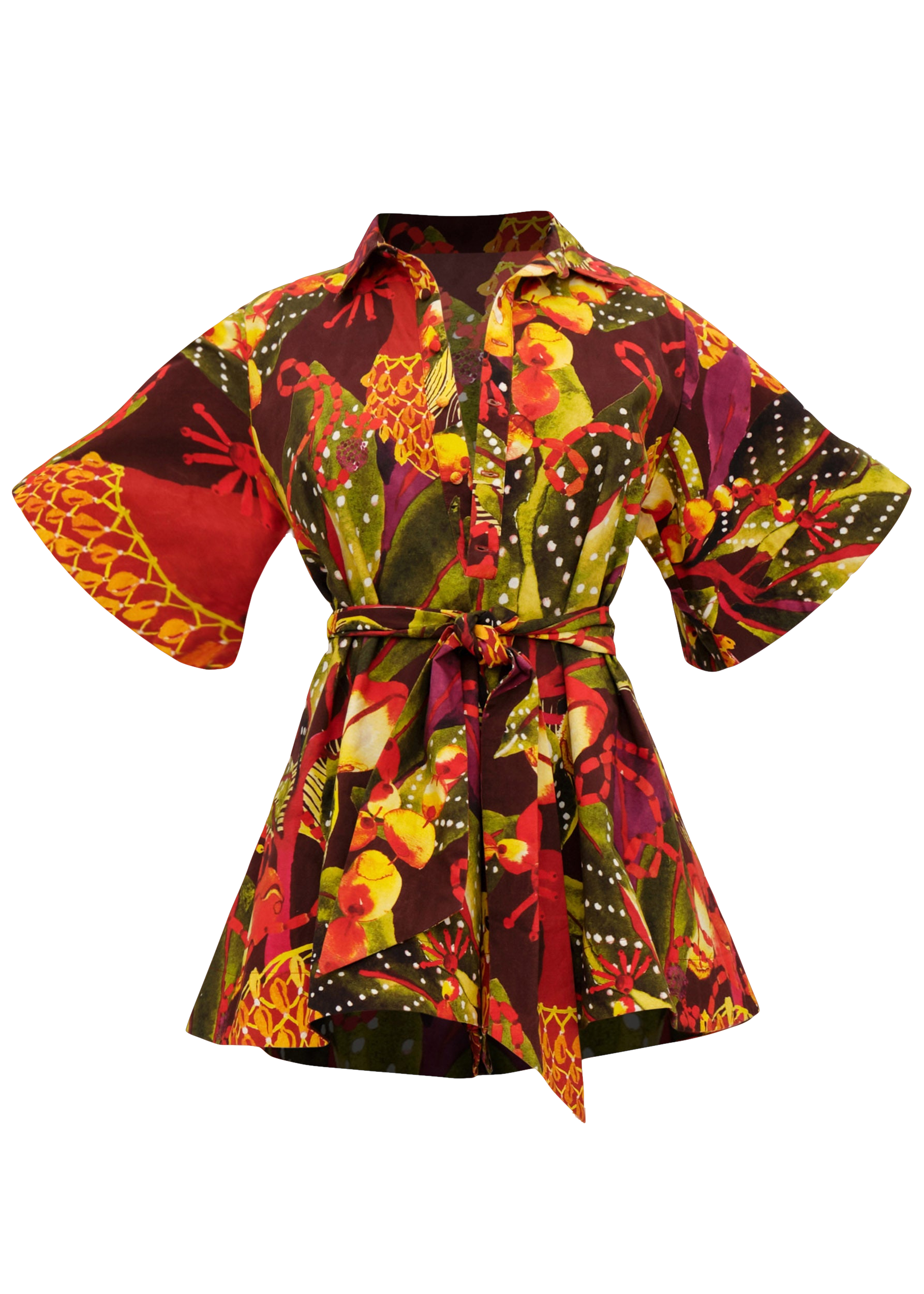 SHANTI ROMPER - KOLA PRINT von Andrea Iyamah