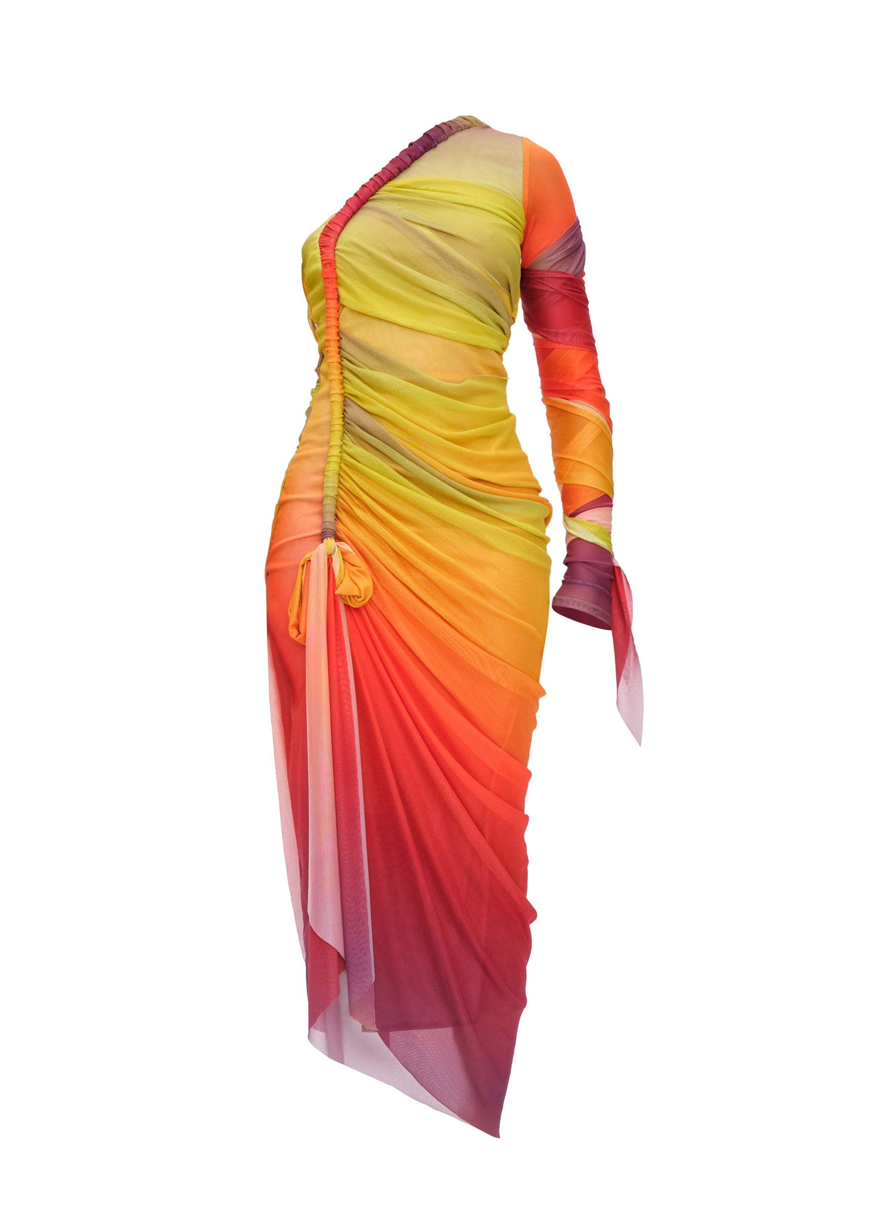 TURI MESH DRESS - ADWA MULTI PRINT - XXL - Andrea Iyamah - Midi dresses TURI MESH DRESS - ADWA MULTI PRINT - XXL - Andrea Iyamah - Midi dresses von Andrea Iyamah