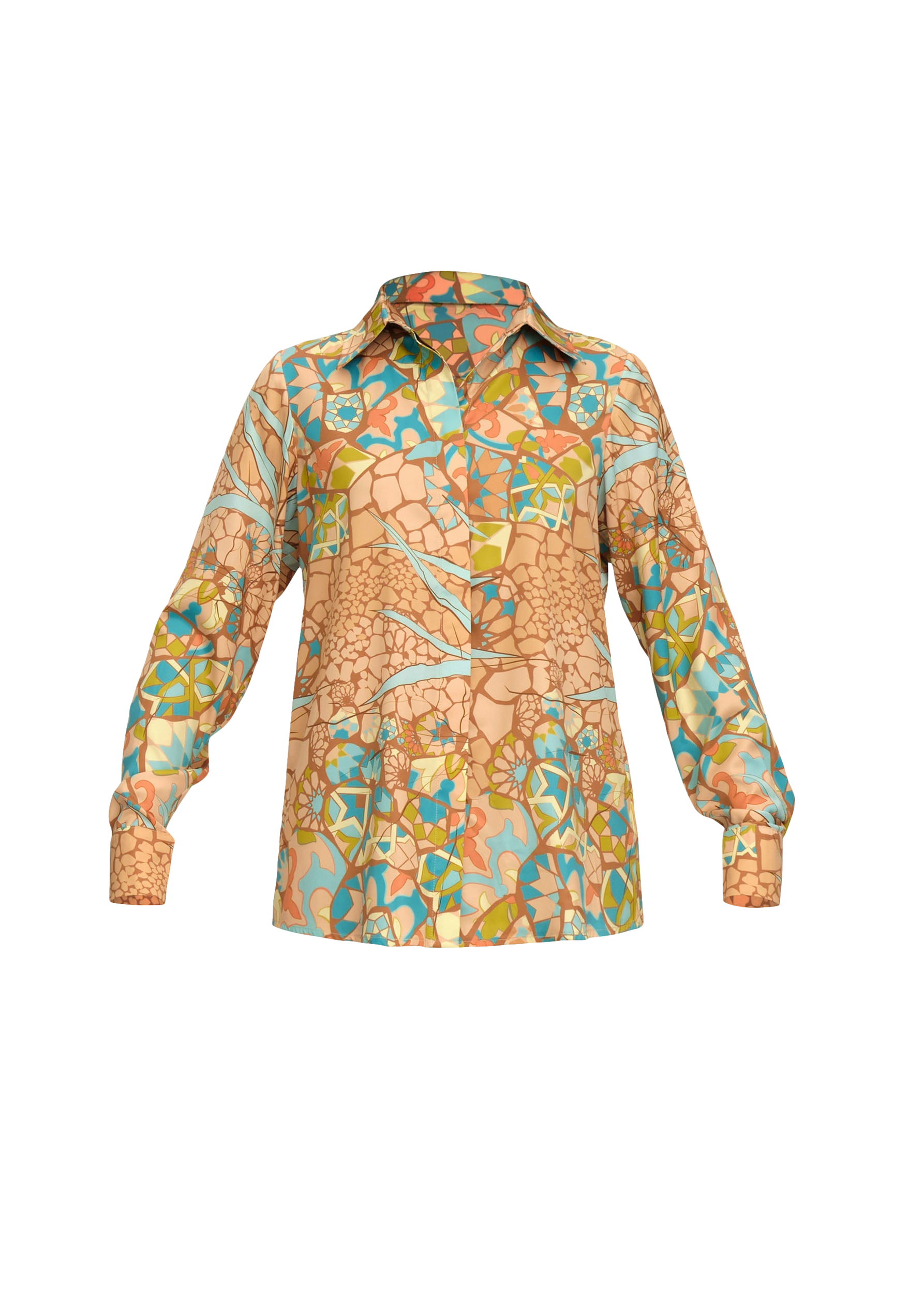 VANA SHIRT - ILIA II PRINT von Andrea Iyamah