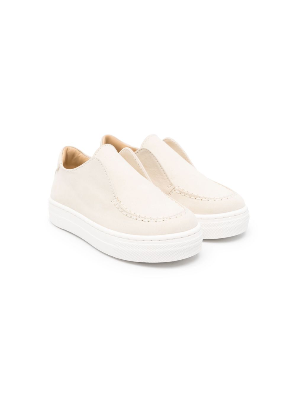 Andrea Montelpare Slip-On-Sneakers aus Wildleder - Nude von Andrea Montelpare