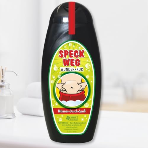 Spaß Duschbäder Duschgel Shampoo - Speck weg Shampoo - Geschenk für Männer | Geburtstagsgeschenk mit Zahlen zum runden Geburtstag von Andrea Verlag