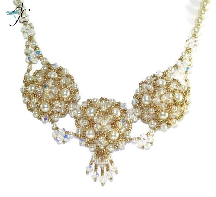 Funkelnde Swarovski Crystal Und Perlenkette Für Hochzeit Feierlichen Anlass Royal Bliss Funkelnde Swarovski Crystal Und Perlenkette Für Hochzeit Feierlichen Anlass Royal Bliss von AndreaCatherineJewel