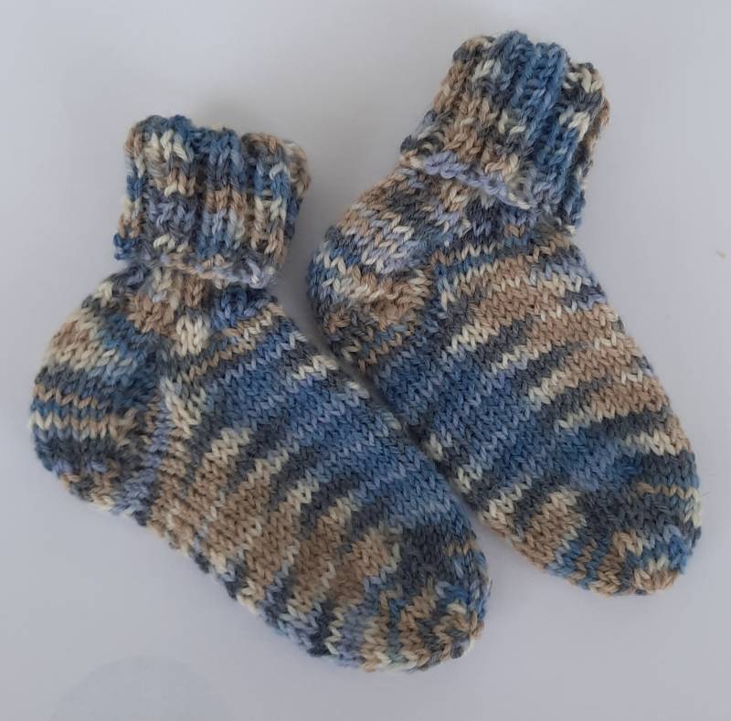 Babysocken Handgestrickt in Gr. 62/68 von AndreasHaekelkisterl