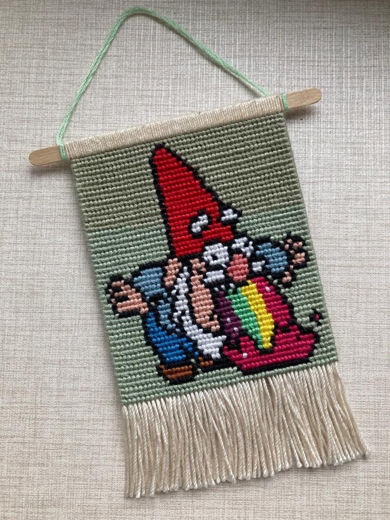 Gravity Falls "Gnome Puking Rainbows" Wandbehang von AndreeaKnots