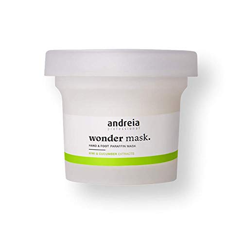 Andreia Professional Fußmaske Handmaske für großartige Hautpflege mit Kiwi- und Gurkenextrakten - Wundermaske am besten für extrem trockene Hände und Füße - Geschenke für Frauen 200g von Andreia